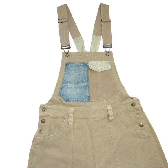 NWT We The Free People Bittersweet Embroidered Overalls in Butterfly Kisses M - Picture 2 of 13